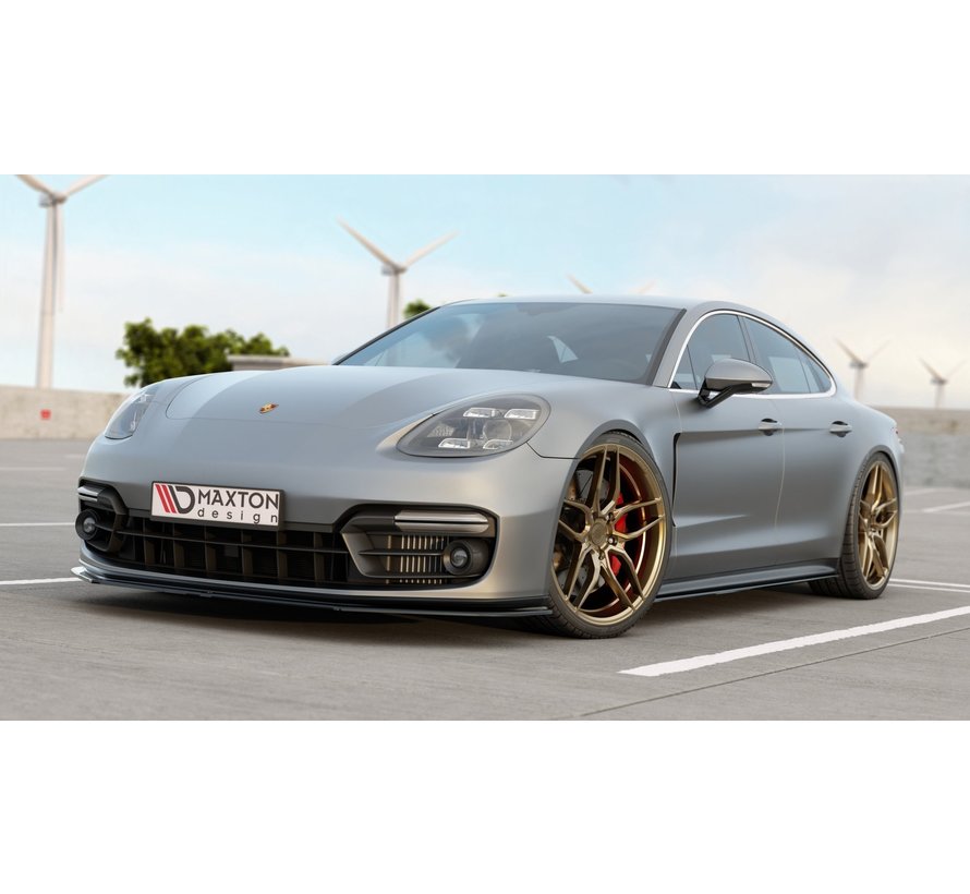 Maxton Design FRONT SPLITTER Porsche Panamera Turbo / GTS 971