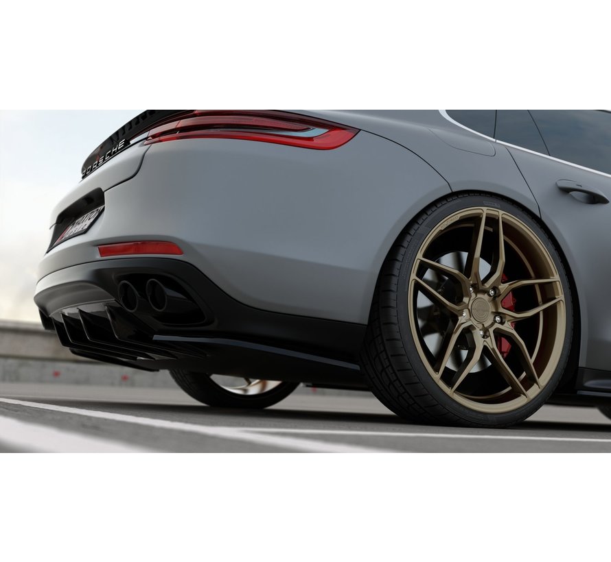 Maxton Design REAR SIDE SPLITTERS Porsche Panamera Turbo / GTS 971