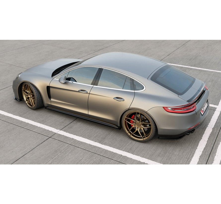 Maxton Design SIDE SKIRTS DIFFUSERS  Porsche Panamera Turbo / GTS 971