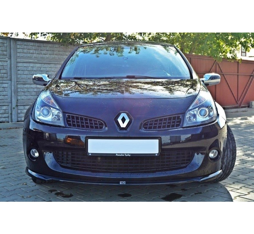 Maxton Design FRONT SPLITTER RENAULT CLIO III RS