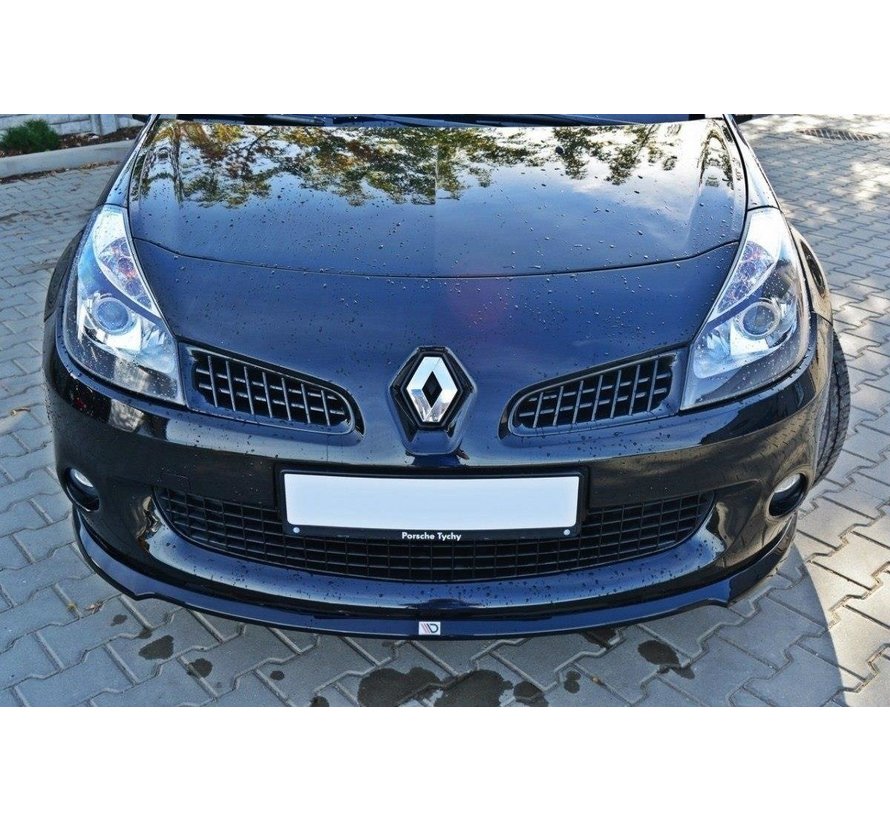 Maxton Design FRONT SPLITTER RENAULT CLIO III RS