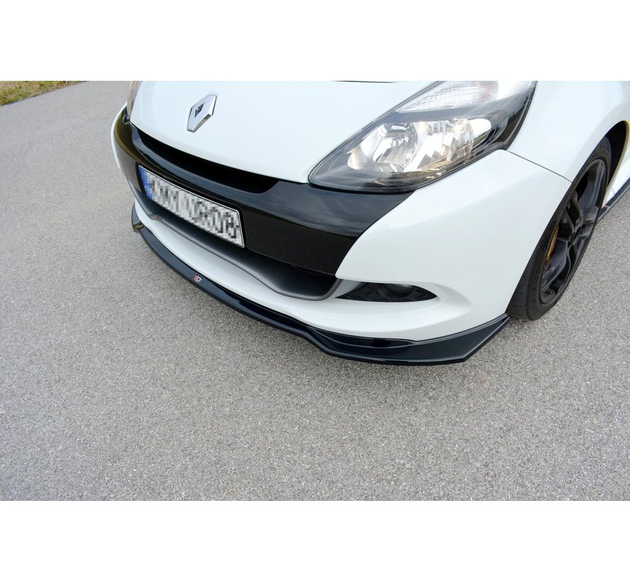 Maxton Design FRONT SPLITTER V.1 RENAULT CLIO MK3 RS FACELIFT