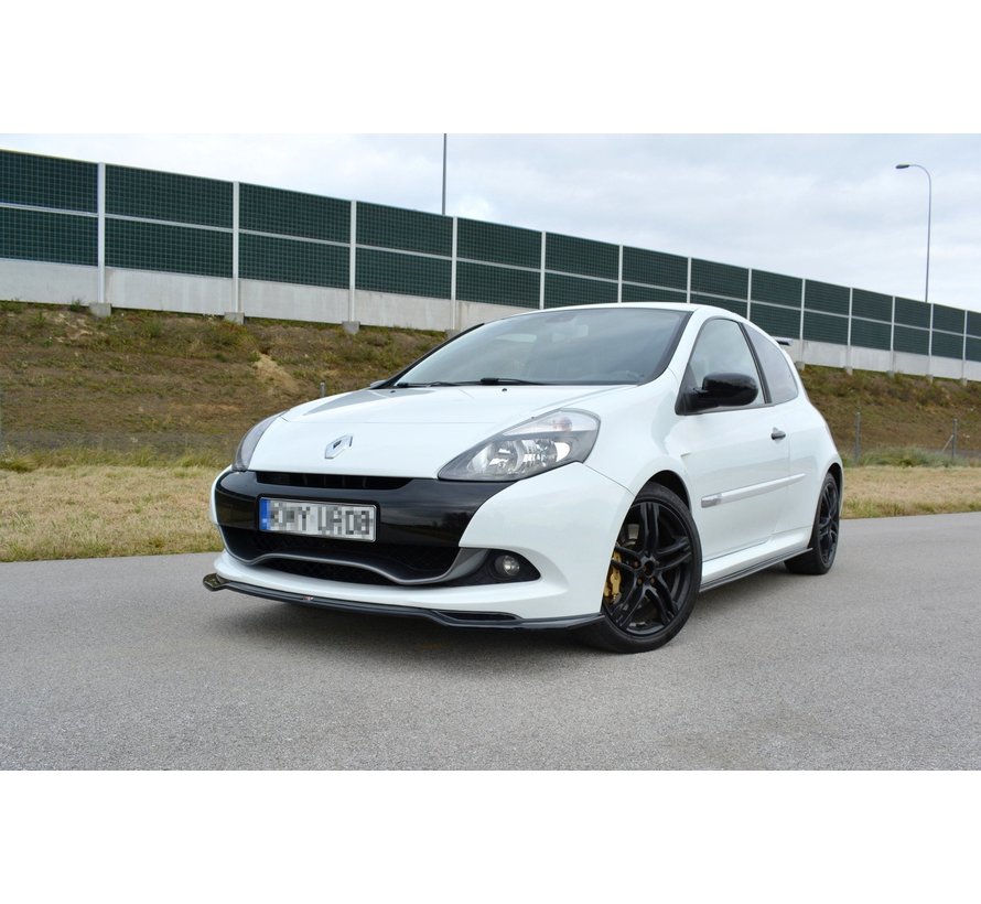 Maxton Design FRONT SPLITTER V.1 RENAULT CLIO MK3 RS FACELIFT