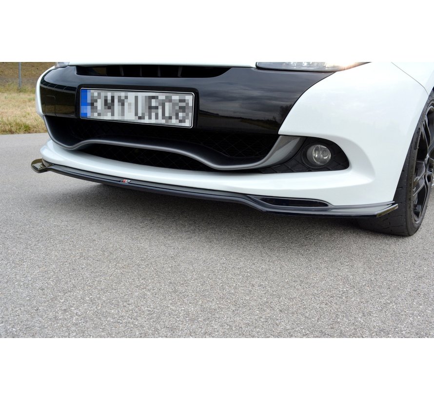 Maxton Design FRONT SPLITTER V.1 RENAULT CLIO MK3 RS FACELIFT