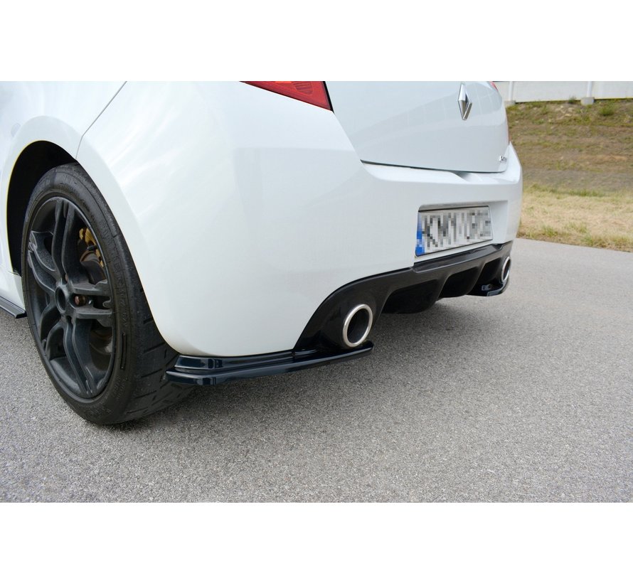 Maxton Design REAR SIDE SPLITTERS RENAULT CLIO MK3 RS FACELIFT