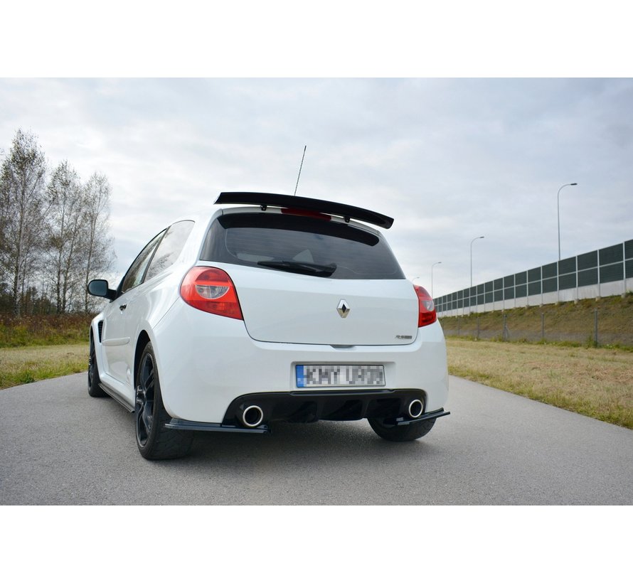 Maxton Design REAR SIDE SPLITTERS RENAULT CLIO MK3 RS FACELIFT