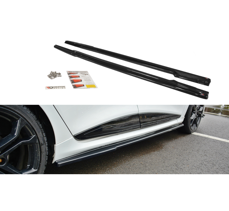 Maxton Design SIDE SKIRTS DIFFUSERS RENAULT CLIO MK4 RS