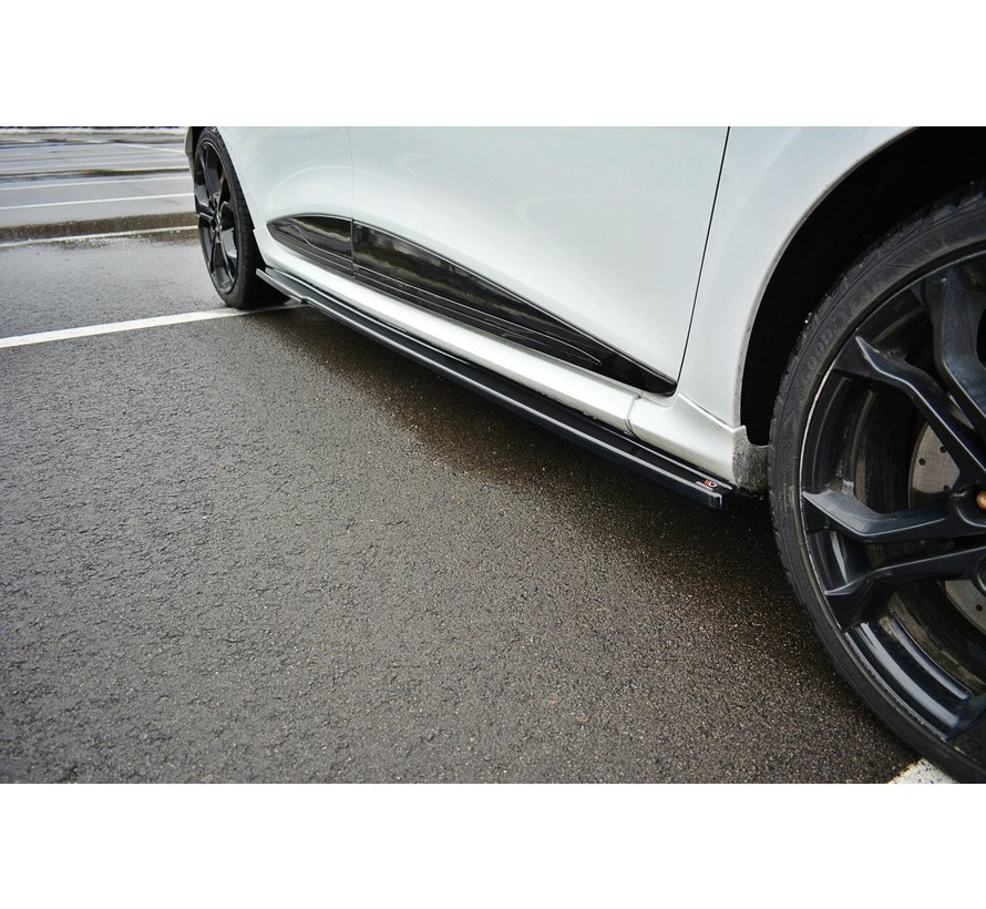 Maxton Design SIDE SKIRTS DIFFUSERS RENAULT CLIO MK4 RS