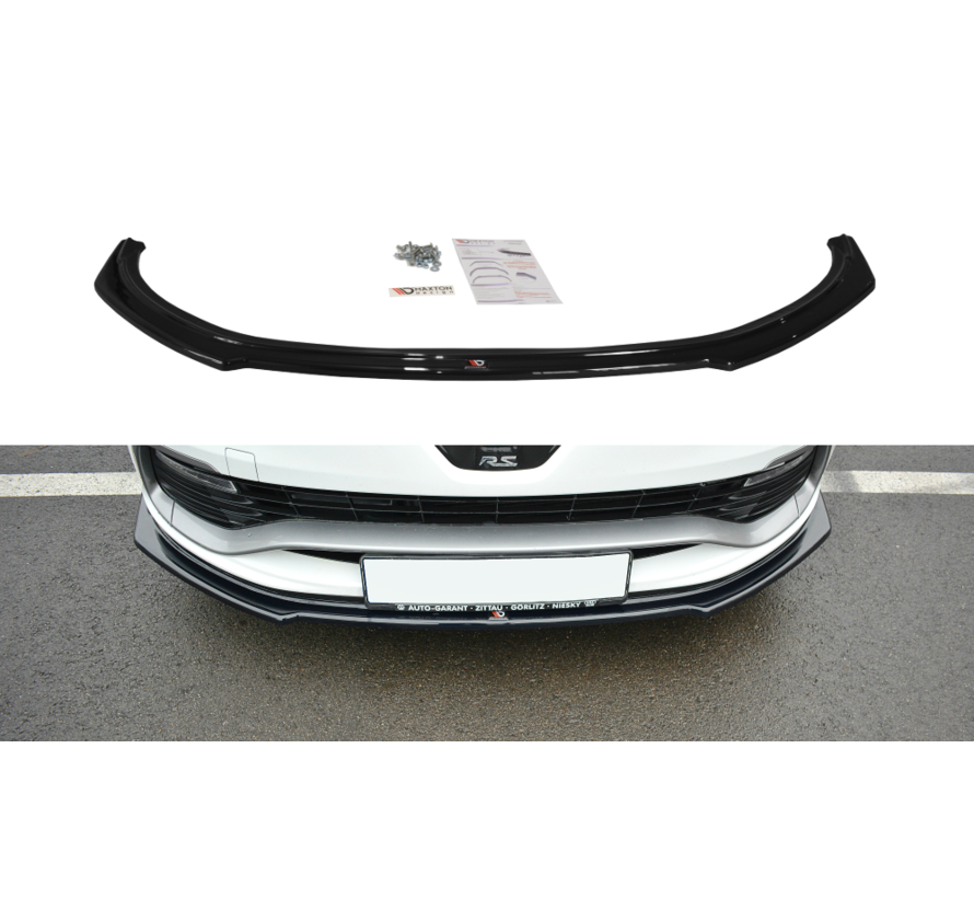 Maxton Design FRONT SPLITTER RENAULT CLIO MK4 RS