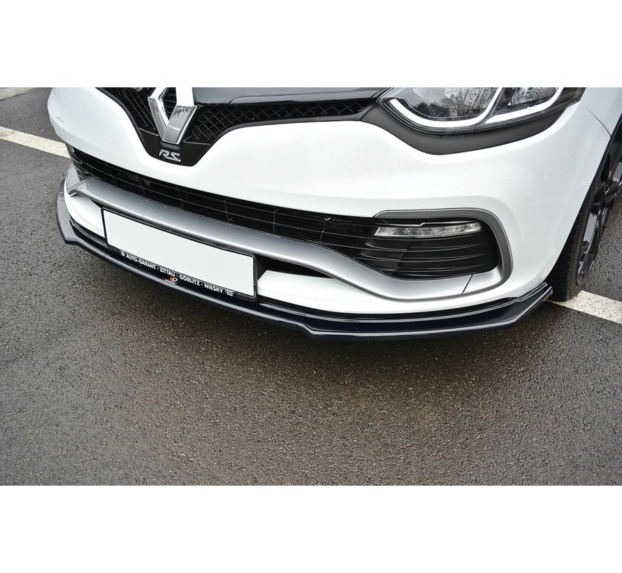 Maxton Design FRONT SPLITTER RENAULT CLIO MK4 RS