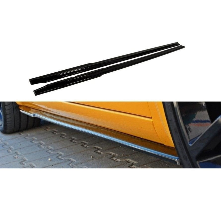 Maxton Design SIDE SKIRTS DIFFUSERS RENAULT MEGANE II RS