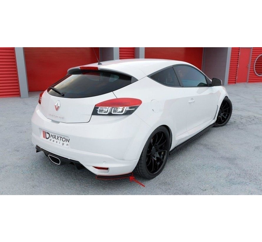 Maxton Design REAR SIDE SPLITTERS RENAULT MEGANE 3 RS