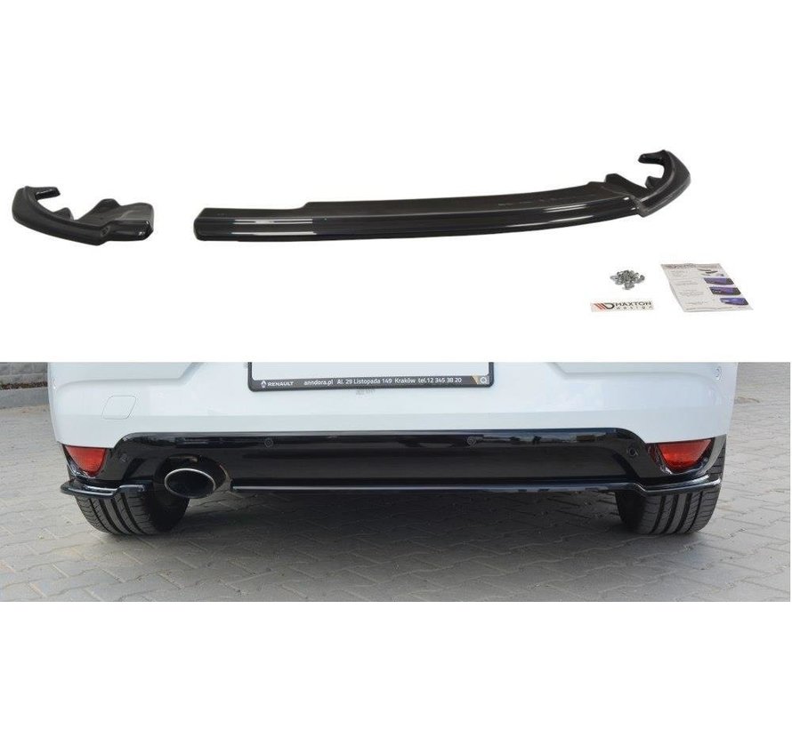 Maxton Design REAR SIDE SPLITTERS RENAULT MEGANE MK4 HATCHBACK