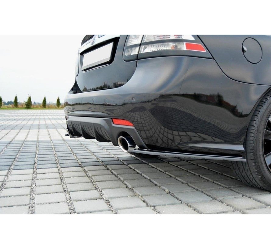 Maxton Design REAR SIDE SPLITTERS Saab 9-3 Aero Mk2 Facelift