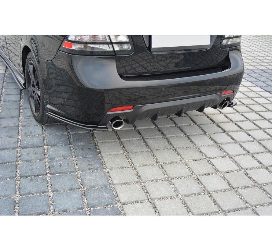 Maxton Design REAR SIDE SPLITTERS Saab 9-3 Aero Mk2 Facelift