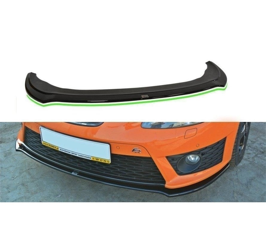 Maxton Design FRONT SPLITTER V.2 SEAT LEON MK2 CUPRA / FR (FACELIFT)