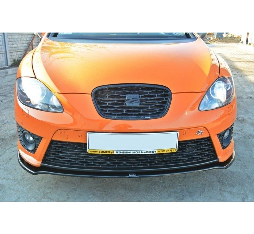 Maxton Design FRONT SPLITTER V.2 SEAT LEON MK2 CUPRA / FR (FACELIFT)