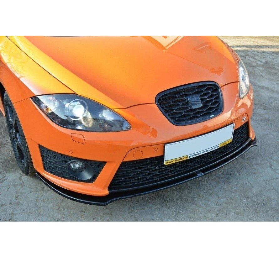 Maxton Design FRONT SPLITTER V.2 SEAT LEON MK2 CUPRA / FR (FACELIFT)