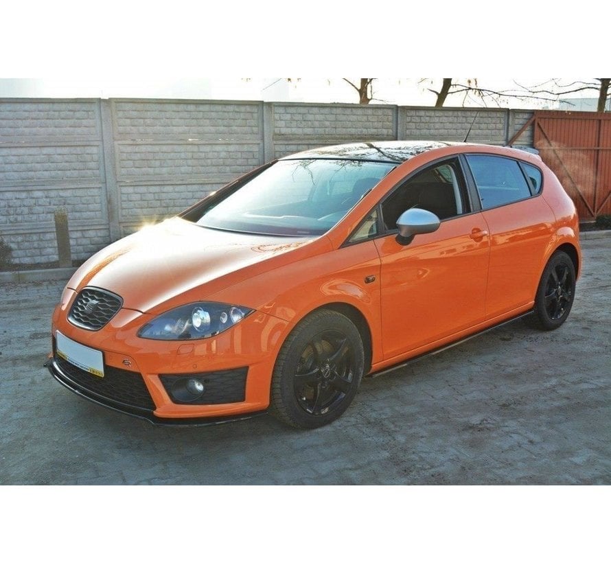 Maxton Design FRONT SPLITTER V.2 SEAT LEON MK2 CUPRA / FR (FACELIFT)