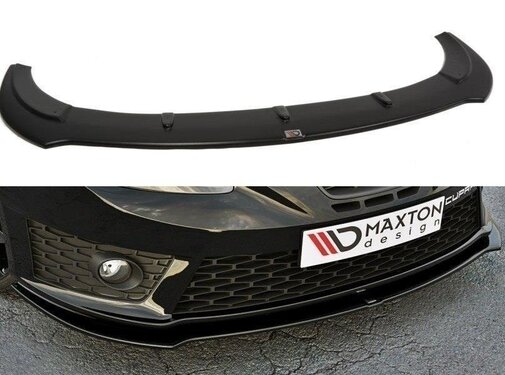 Maxton Design Maxton Design FRONT SPLITTER V.1 SEAT LEON MK2 CUPRA FR (FACELIFT)