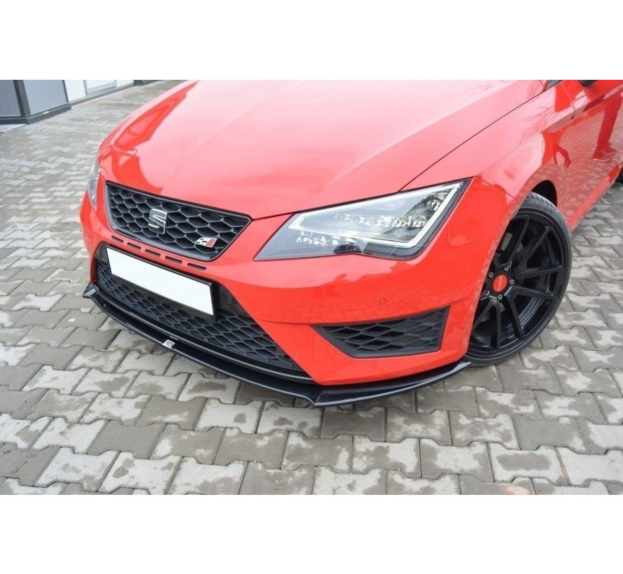 Maxton Design FRONT SPLITTER SEAT LEON III CUPRA / FR