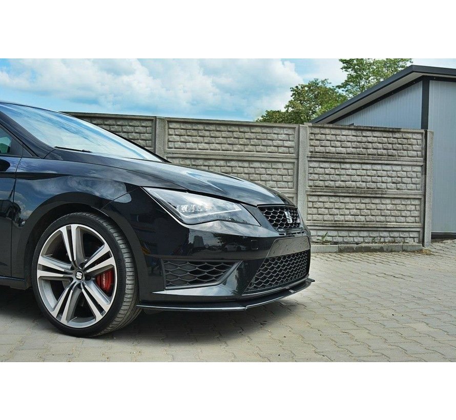 Maxton Design FRONT SPLITTER SEAT LEON III CUPRA / FR