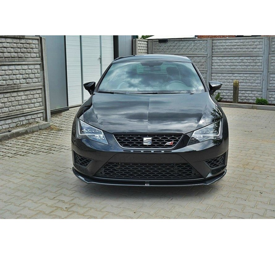 Maxton Design FRONT SPLITTER SEAT LEON III CUPRA / FR