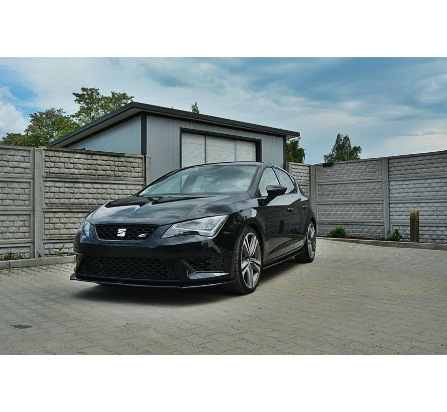 Maxton Design FRONT SPLITTER SEAT LEON III CUPRA / FR