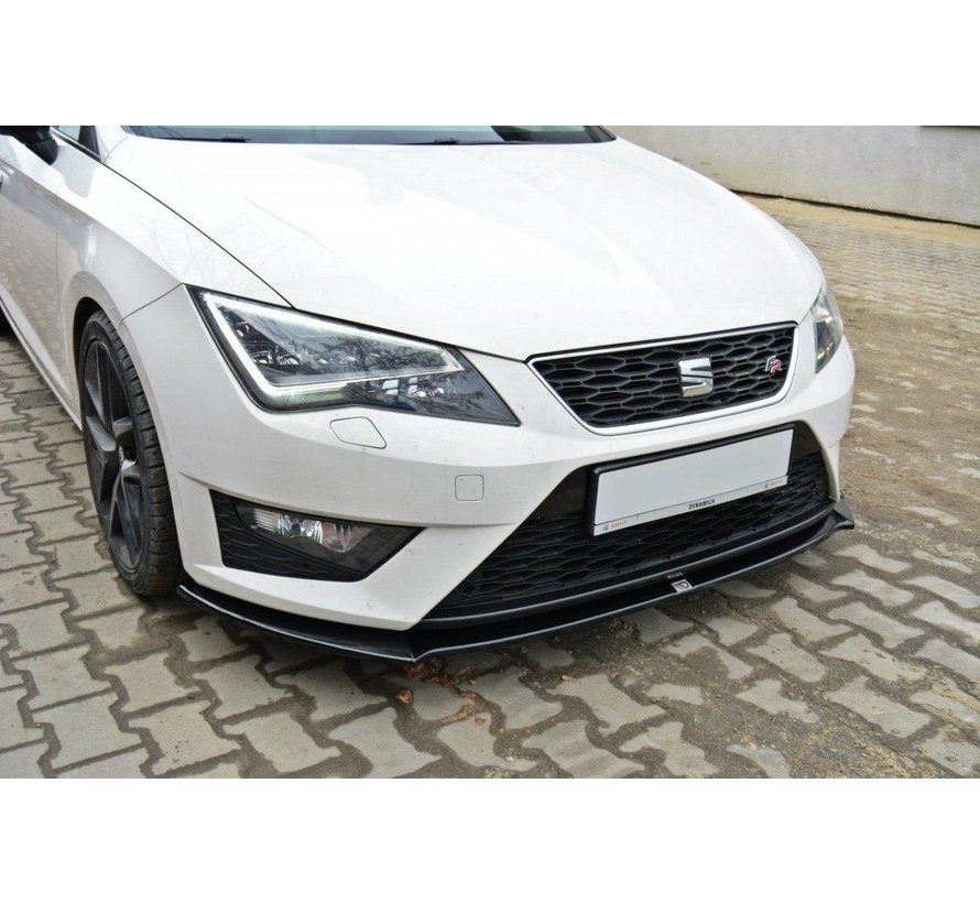 Maxton Design FRONT SPLITTER SEAT LEON III CUPRA / FR