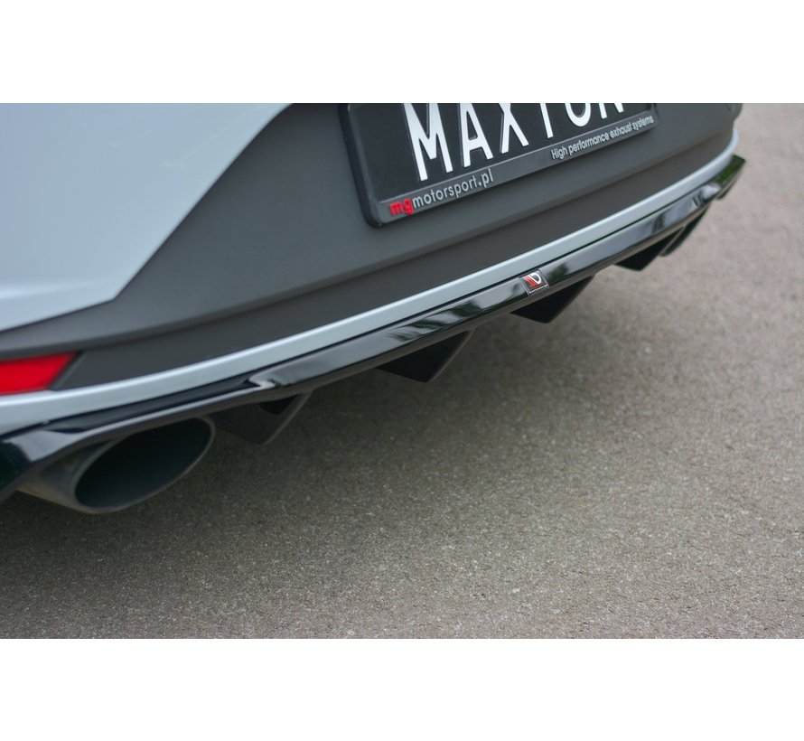 Maxton Design REAR DIFFUSER Seat Leon III Cupra