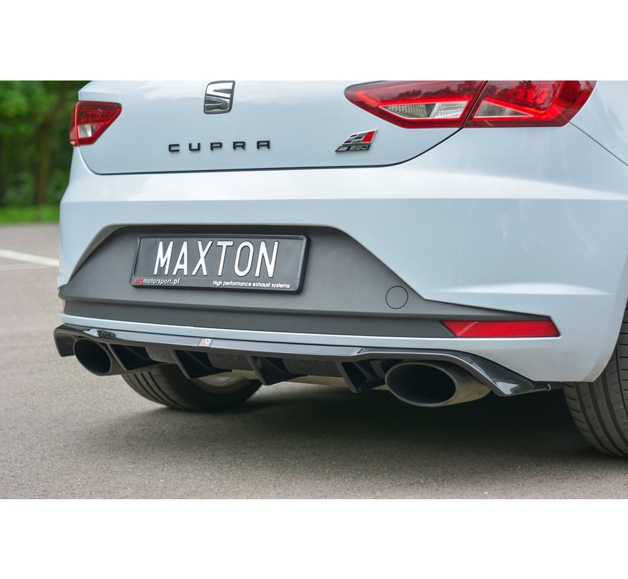 Maxton Design REAR DIFFUSER Seat Leon III Cupra