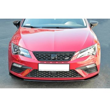 Maxton Design Maxton Design FRONT SPLITTER v.2 Seat Leon Mk3 Cupra/ FR Facelift