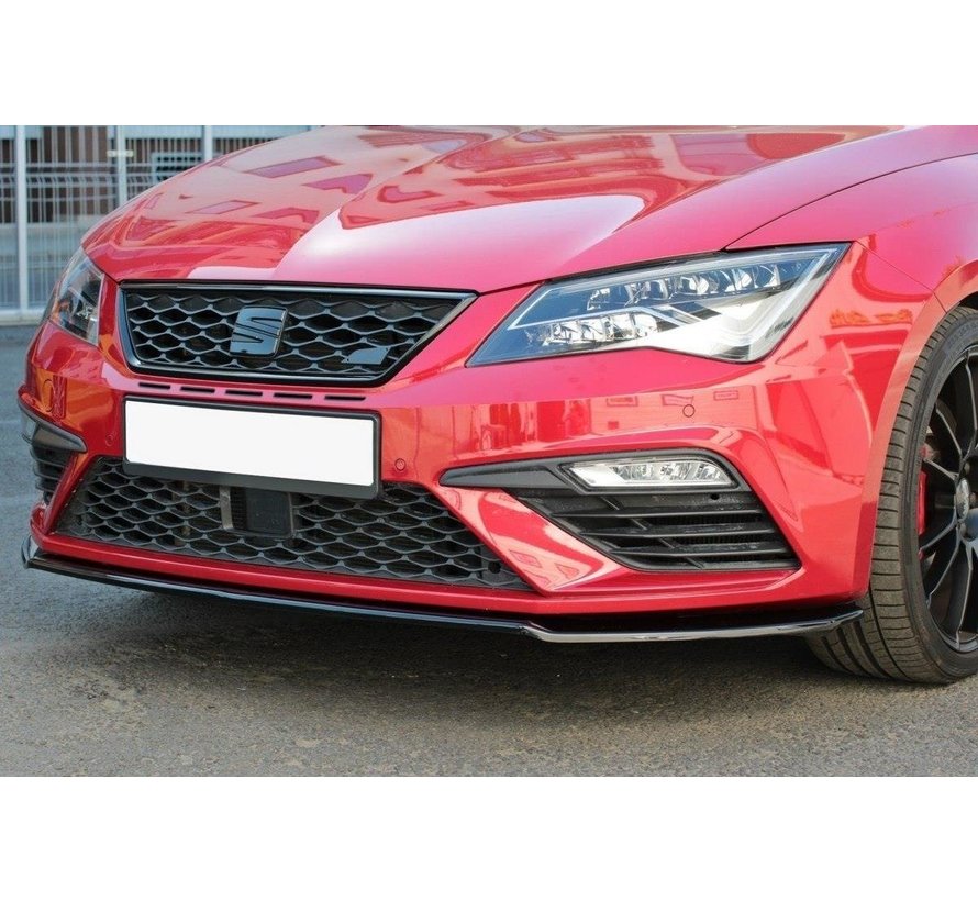 Maxton Design FRONT SPLITTER v.2 Seat Leon Mk3 Cupra/ FR Facelift