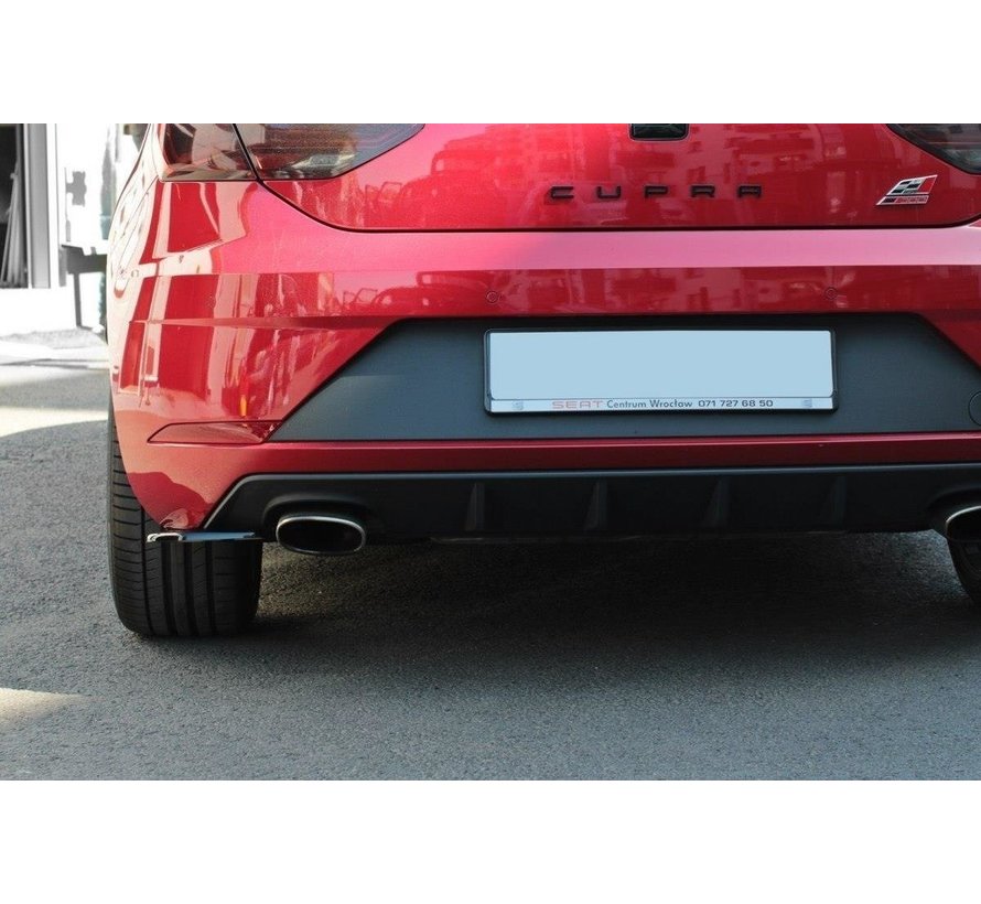 Maxton Design REAR SIDE SPLITTERS v.1 Seat Leon Mk3 Cupra Facelift