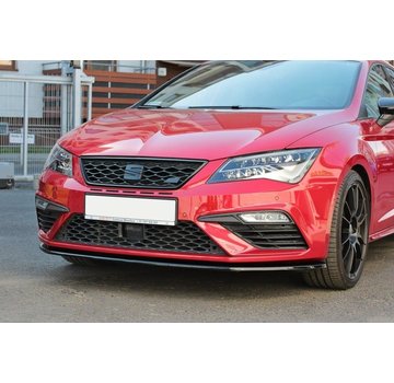 Maxton Design Maxton Design FRONT SPLITTER v.1 Seat Leon Mk3 Cupra/ FR Facelift