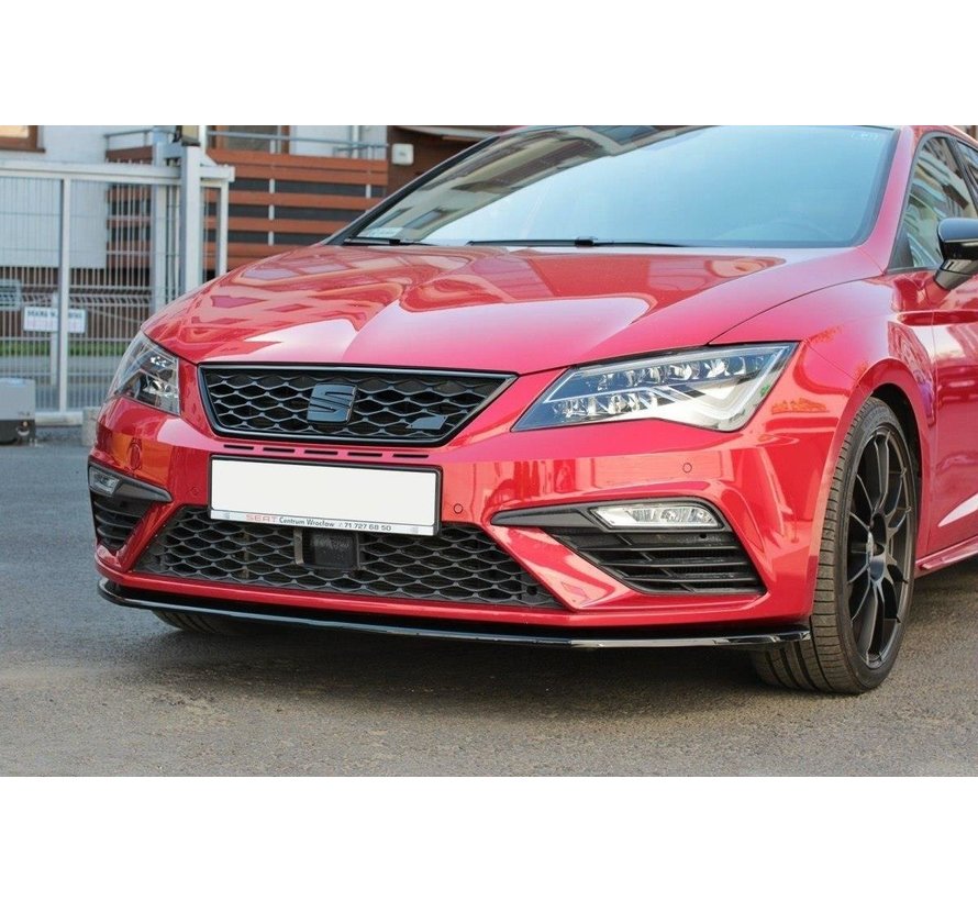 Maxton Design Front Splitter Seat Leon Mk3 Cupra / FR