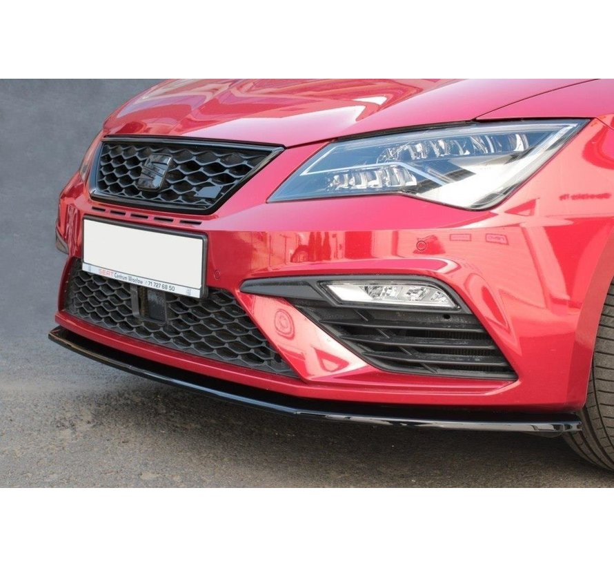 Maxton Design FRONT SPLITTER v.1 Seat Leon Mk3 Cupra/ FR Facelift