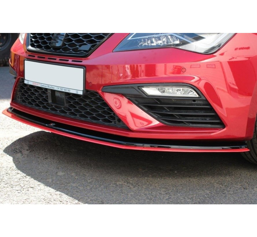 Maxton Design FRONT SPLITTER v.3 Seat Leon Mk3 Cupra/ FR Facelift