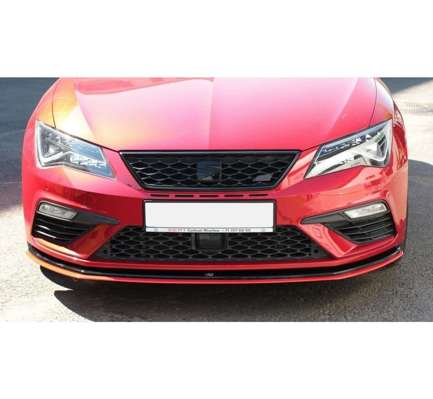 Maxton Design FRONT SPLITTER v.3 Seat Leon Mk3 Cupra/ FR Facelift