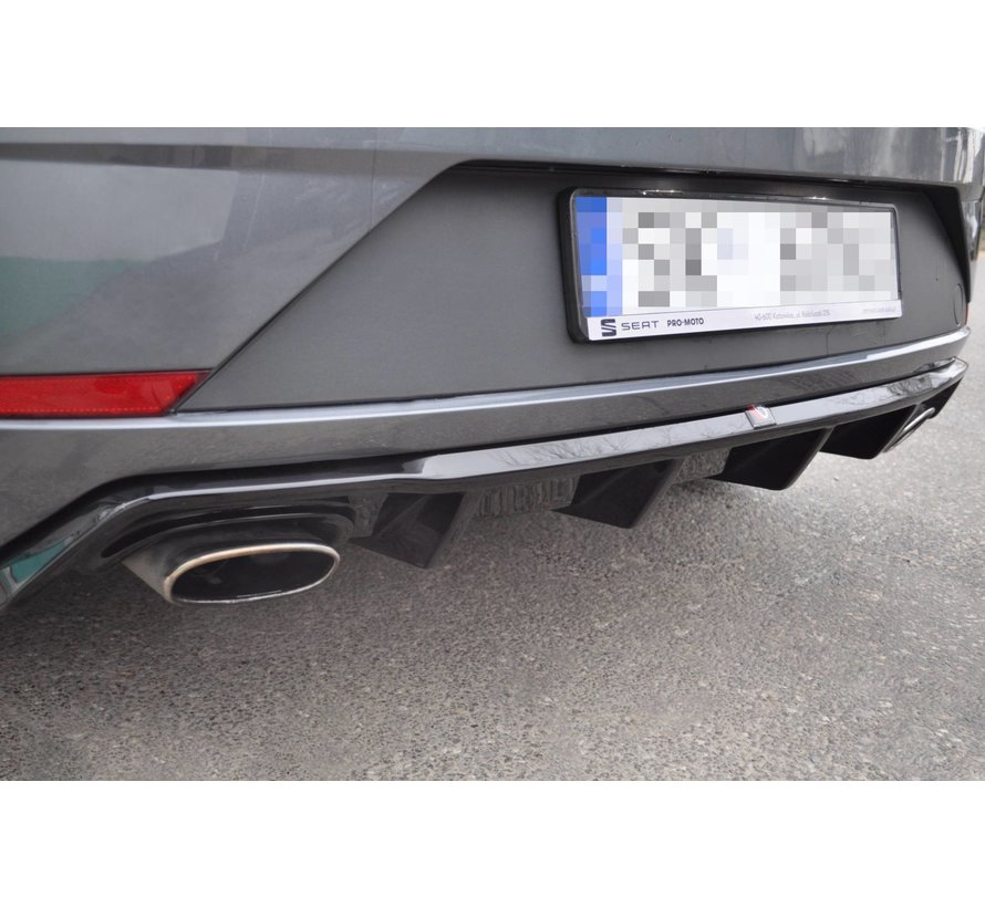 Maxton Design REAR DIFFUSER  SEAT LEON MK3 CUPRA FACELIFT
