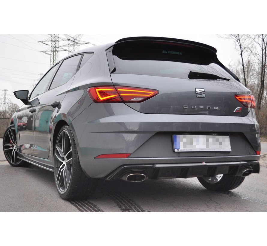 Maxton Design REAR DIFFUSER  SEAT LEON MK3 CUPRA FACELIFT