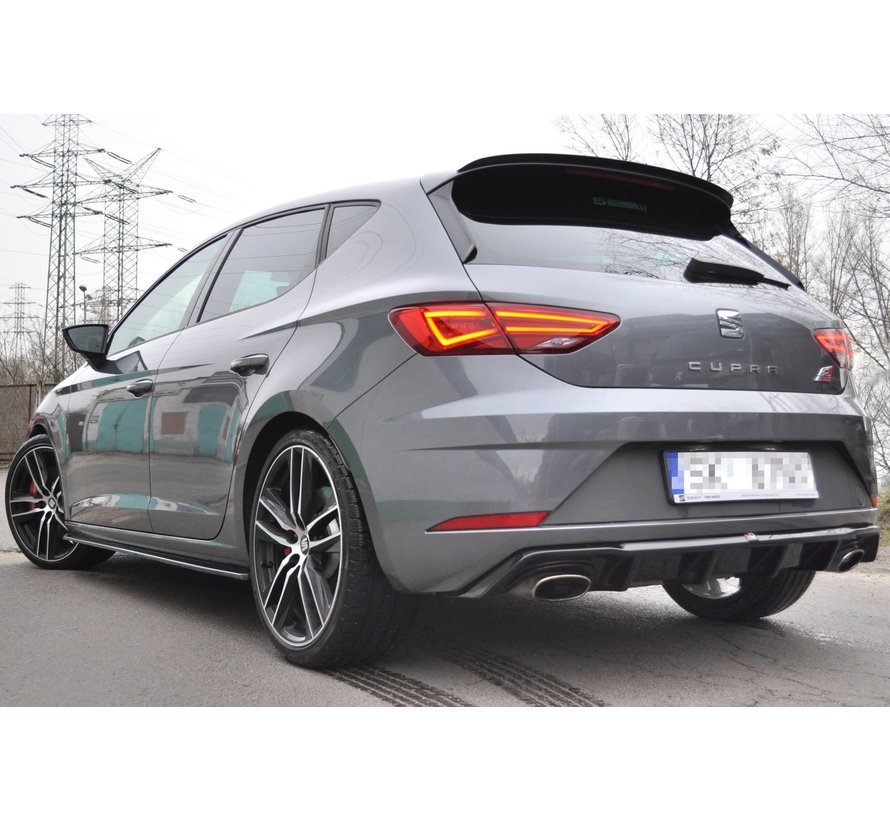 Maxton Design REAR DIFFUSER  SEAT LEON MK3 CUPRA FACELIFT