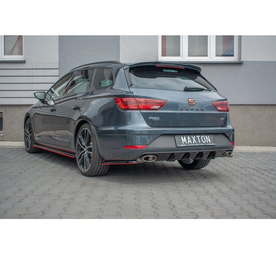 Maxton Design REAR DIFFUSER Seat Leon Mk3 Cupra ST Facelift