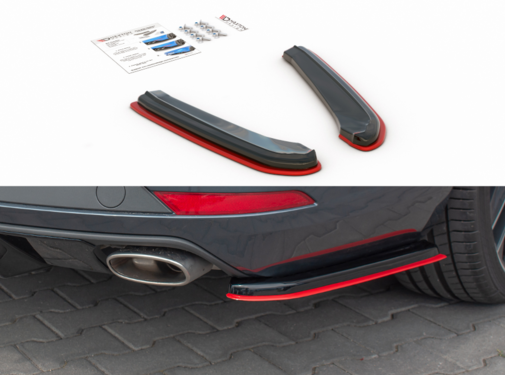Maxton Design Maxton Design REAR SIDE SPLITTERS V.2 Seat Leon Mk3 Cupra ST Facelift