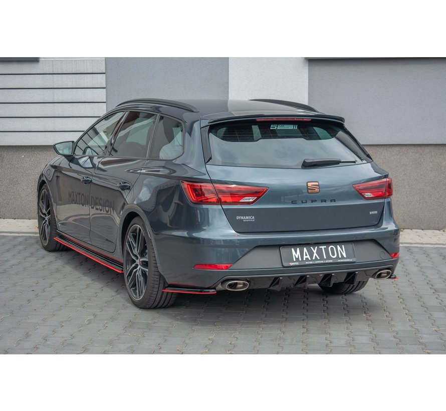 Maxton Design SPOILER CAP Seat Leon Mk3 Cupra ST Facelift