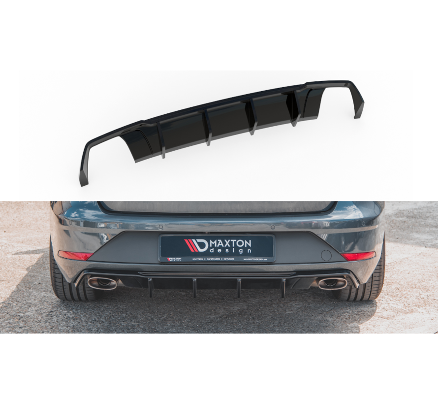 Maxton Design REAR DIFFUSER V.2 Seat Leon Cupra ST Mk3 FL