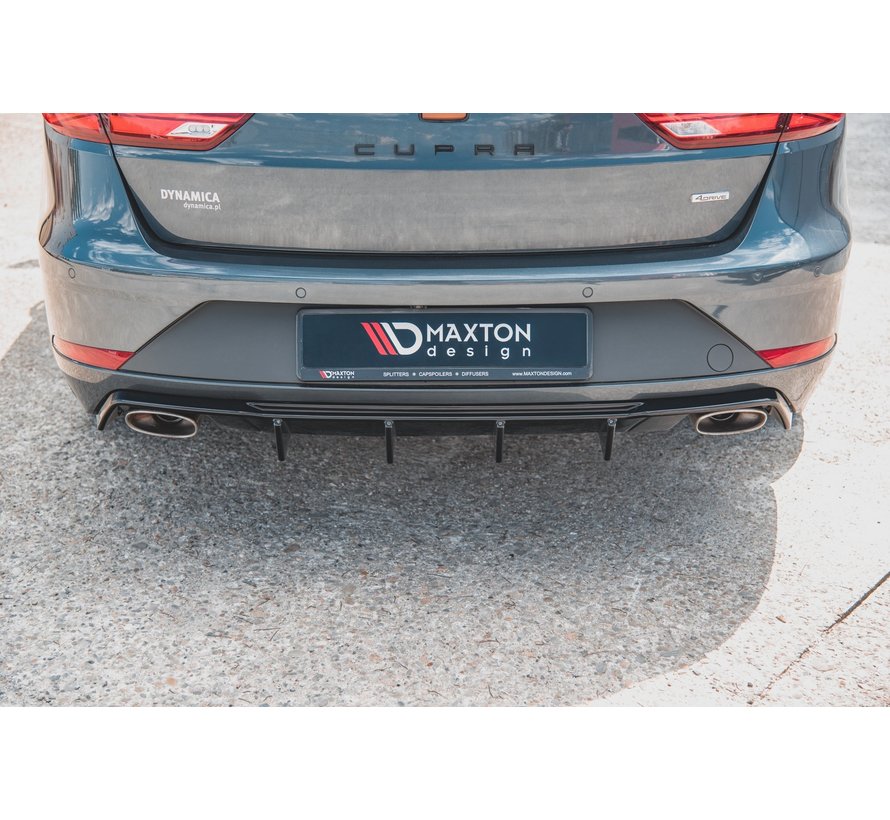 Maxton Design REAR DIFFUSER V.2 Seat Leon Cupra ST Mk3 FL