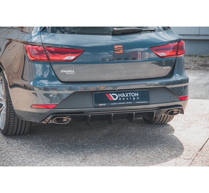 Maxton Design REAR DIFFUSER V.2 Seat Leon Cupra ST Mk3 FL