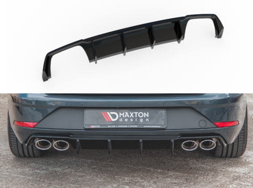 Maxton Design Maxton Design REAR DIFFUSER V.3 Seat Leon Cupra ST Mk3 FL