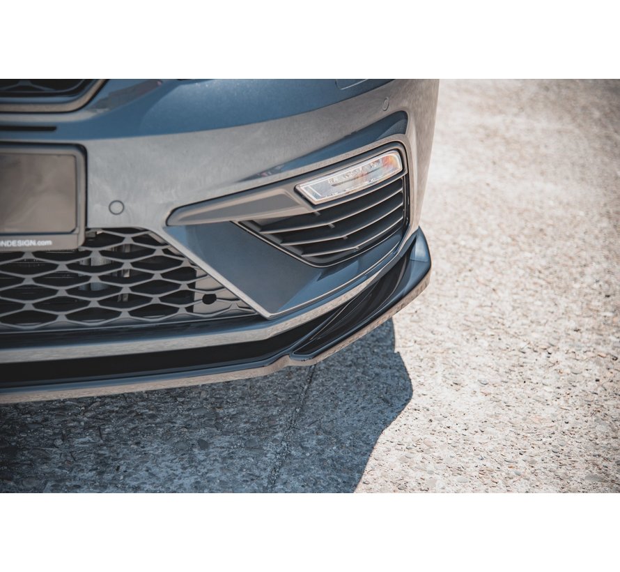 Maxton Design FRONT SPLITTER V.5 Seat Leon Cupra / FR Mk3 FL